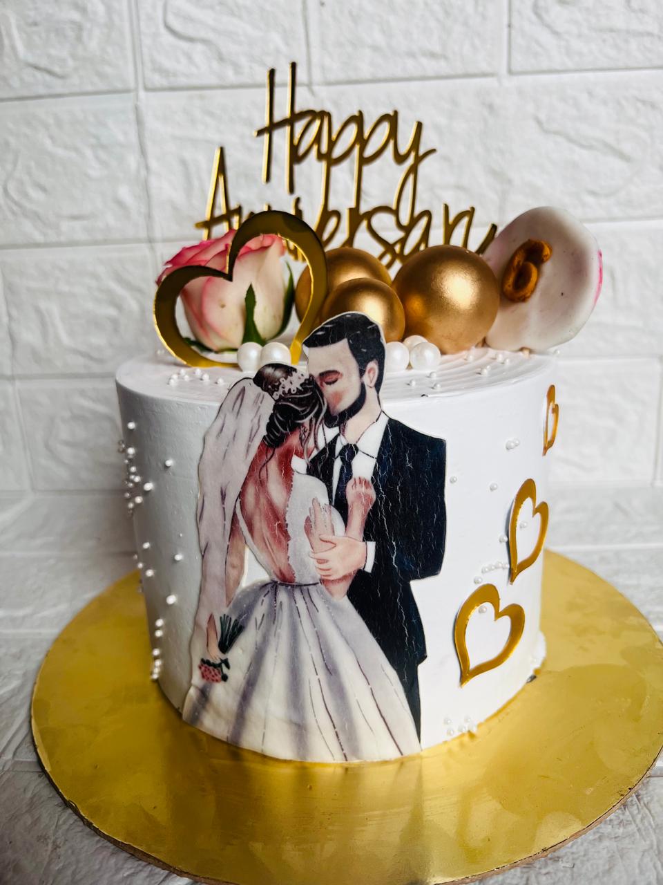 Ever After Anniversary Cake