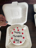 Romantic Red Heart bento Cake