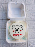 Teddy Love Bento Cake
