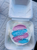 Pastel Birthday Bento Cake