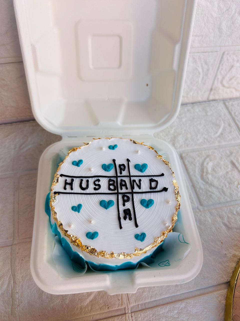 Crossword Bento Cake