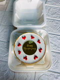 Minimalist Heart Bento Cake