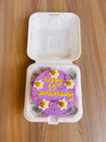 Smiley Daisy Bento Cake