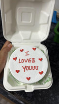 I Love You Heart Bento Cake