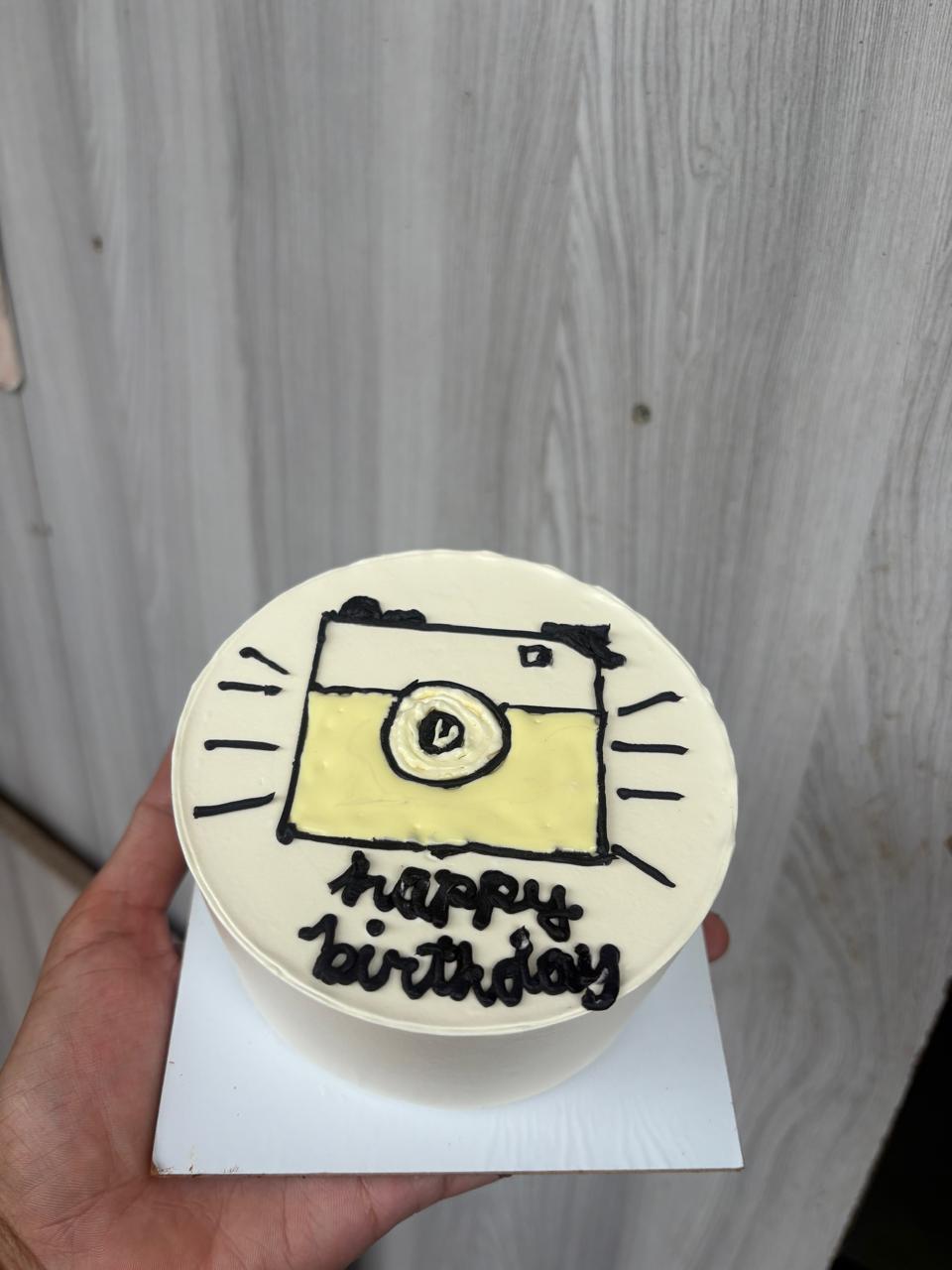 Camera Theme Bento Cake