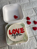Classic Love You Bento Cake