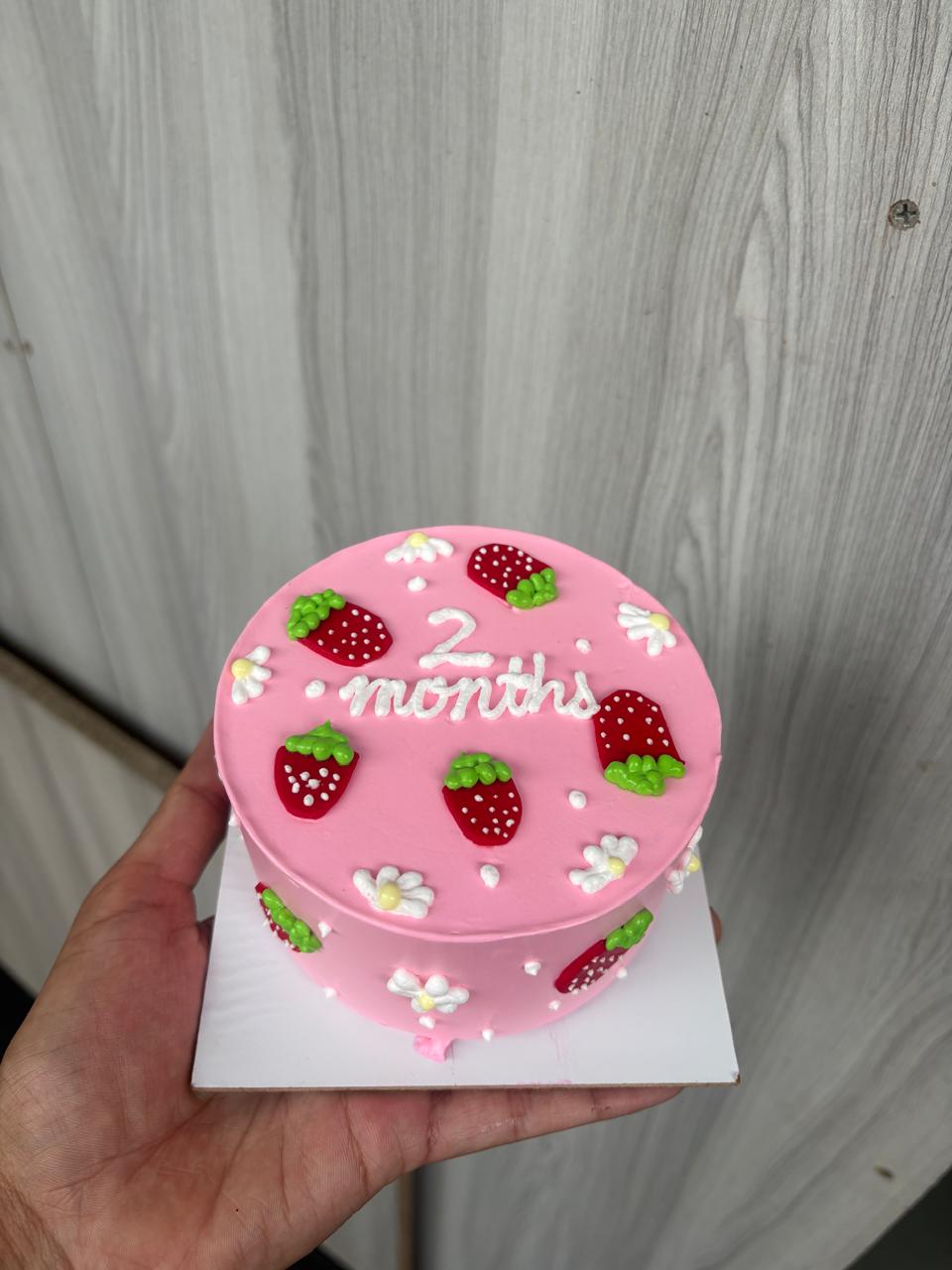 Strawberry Bento Cake