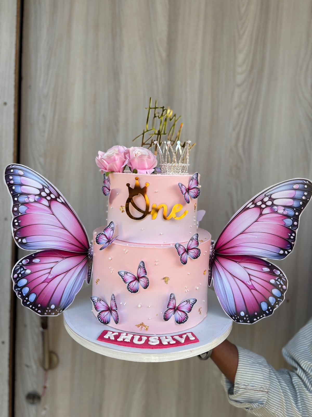 Enchanted Butterfly Celebration Cake