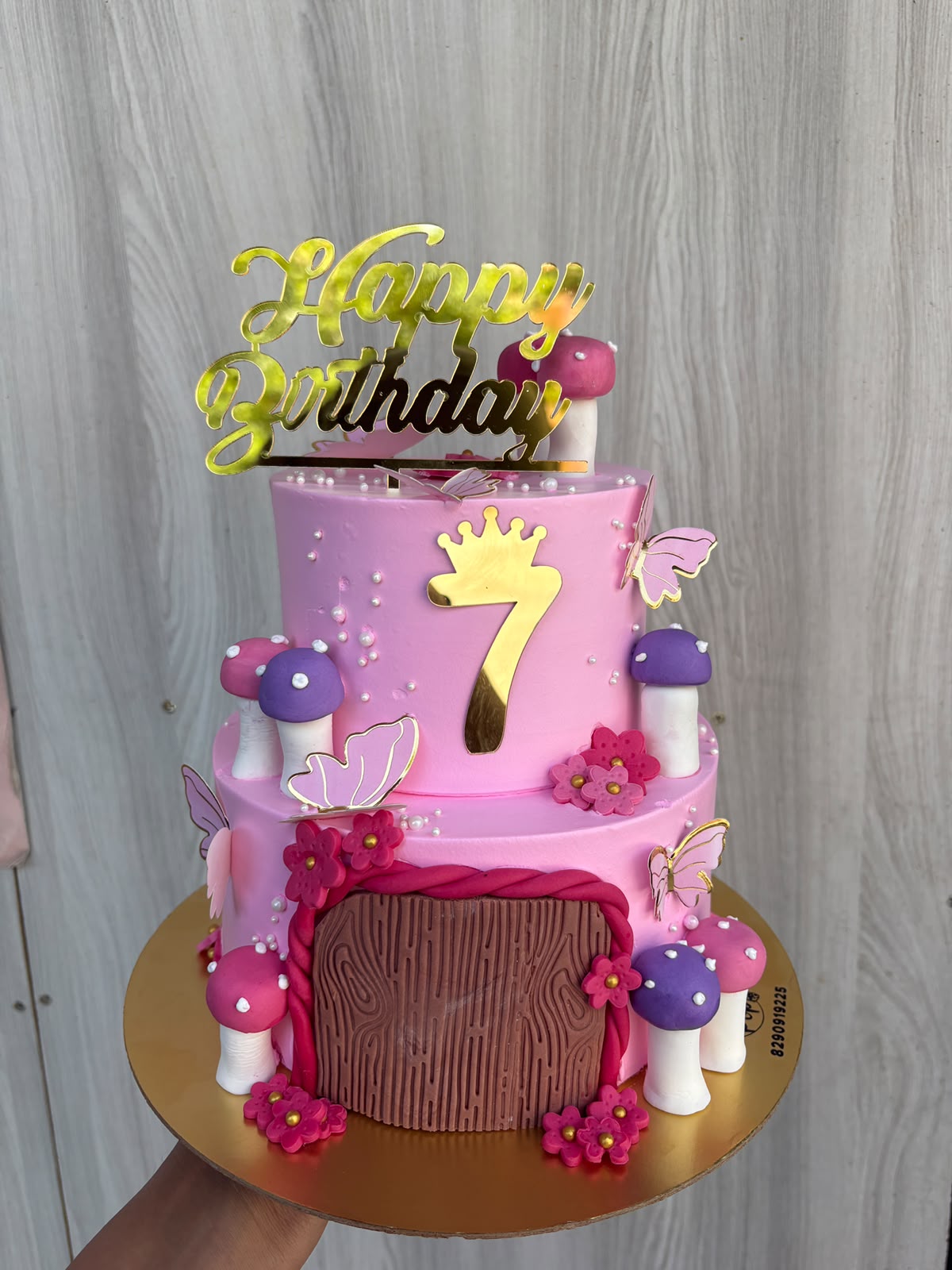 Enchanted Fairy Garden Birthday Cake