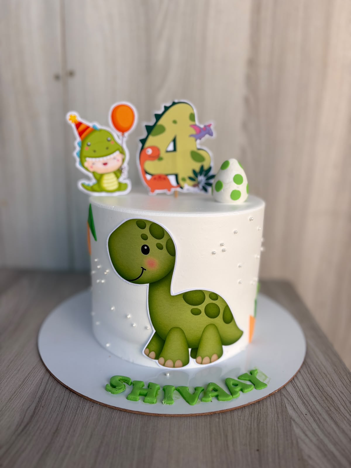 Dinosaur Theme Birthday Cake