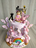 Fairy Butterfly Theme Cake