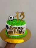Football Field Birthday Cake