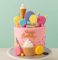 Candyland Birthday Cake