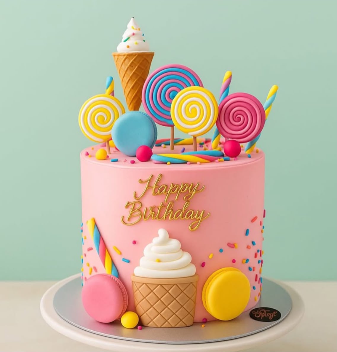 Candyland Birthday Cake