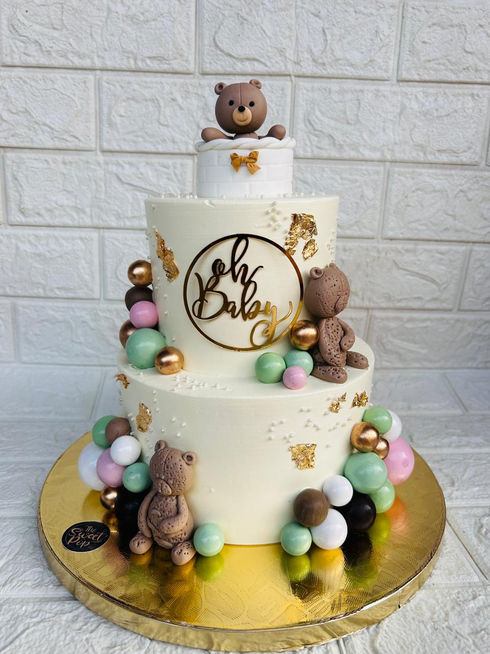 Baby Bear Theme Cake