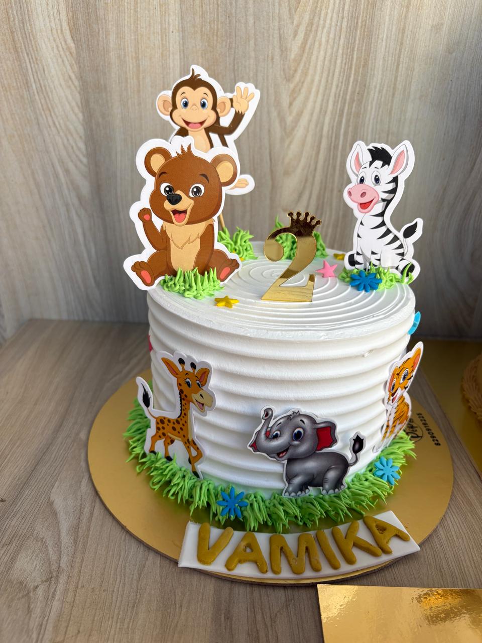 Fun-Filled Jungle Theme Cake