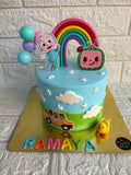Happy Rainbow Birthday Cake
