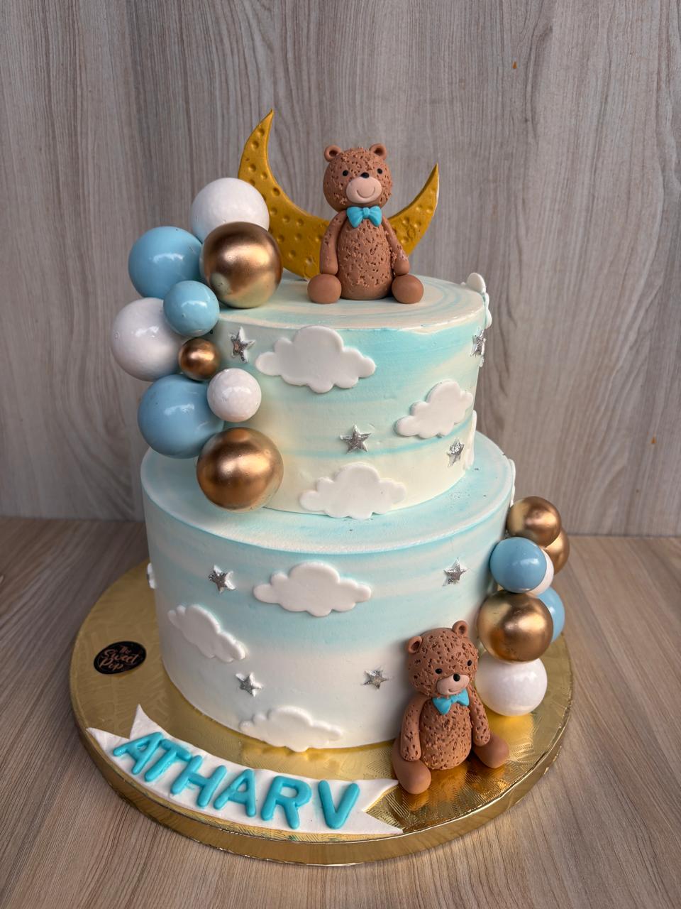 Teddy Bear Moon Cake