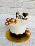 Golden Noir Luxe Cake