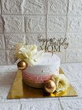 Happy Birthday Mom Rose Cake