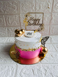 Luxury Butterfly Birthday Cake