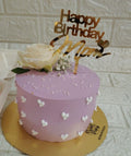 Lavender Butterfly Birthday Cake for Mom