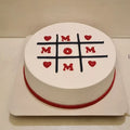 Tic Tac Toe Mom Birthday Cake