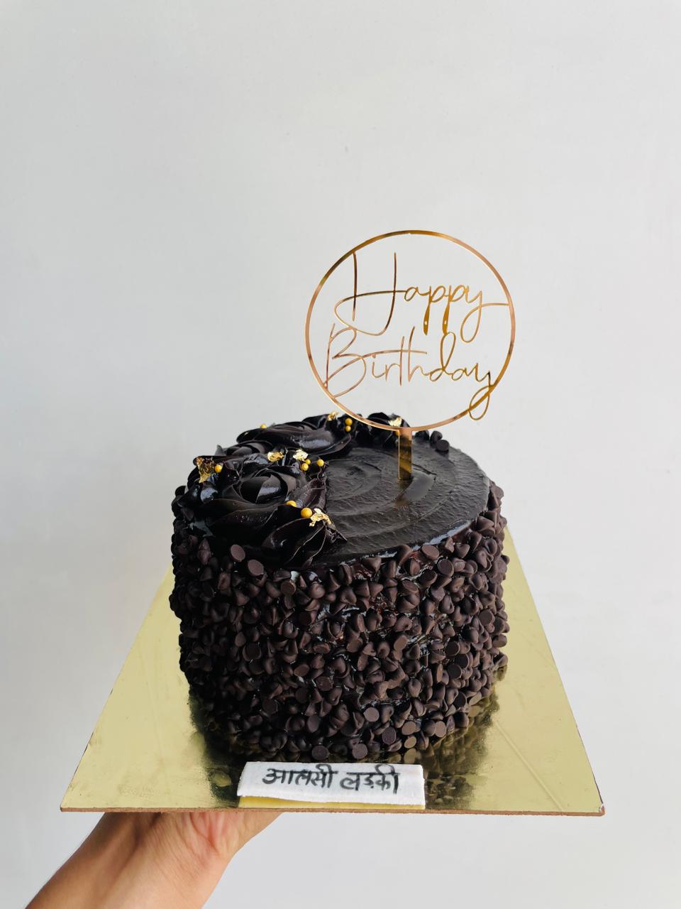 Rich Chocolate Chip Celebration Cake