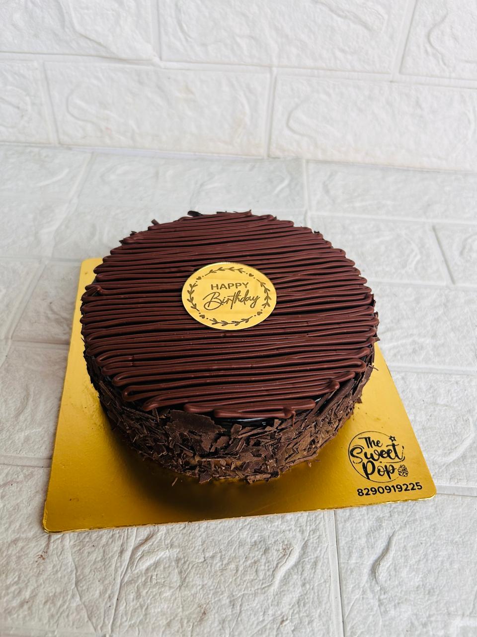 Rich Chocolate Birthday Celebration Cake