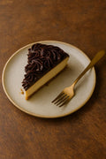 Chocolate Ganache Cheesecake Slice