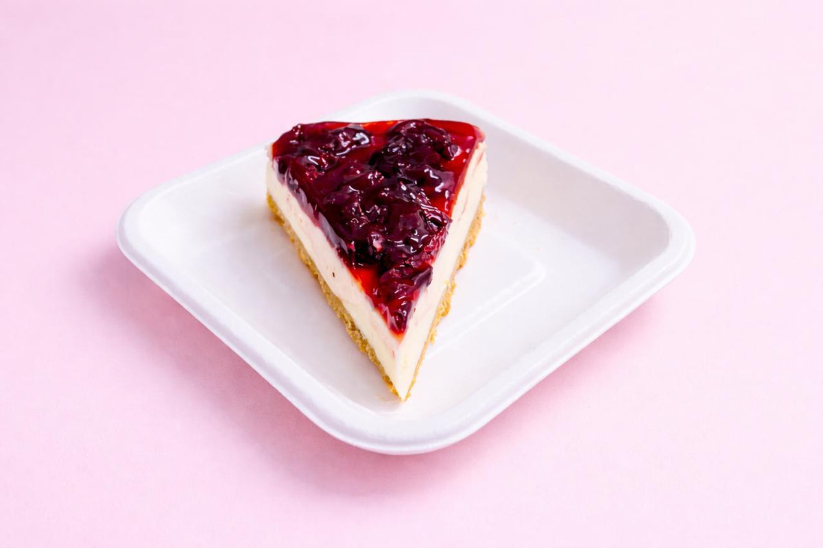 Cherry Bliss Cheesecake Slice