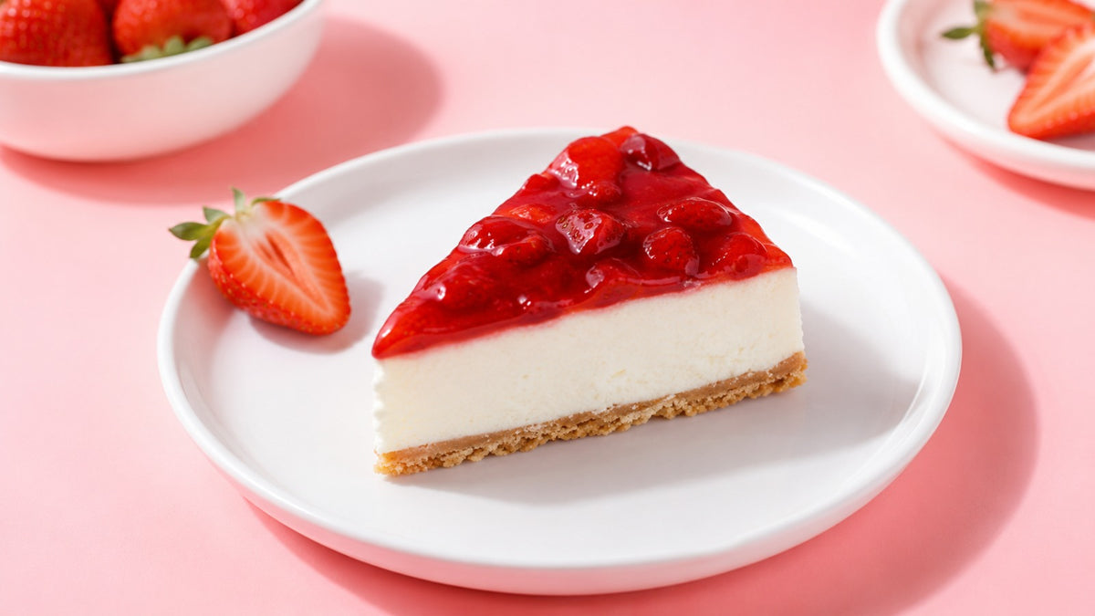 Strawberry cheesecake Slice