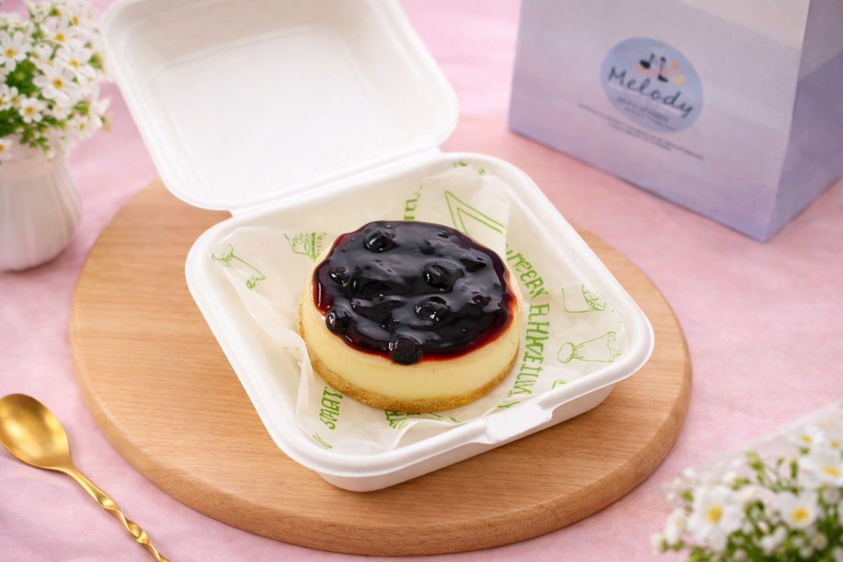 Blueberry Bento Cheesecake